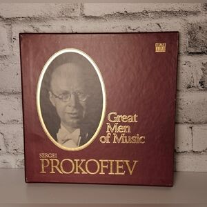 Time-Life Great Men of Music Prokofiev 4-LP Box Set w/ Booklet Vintage